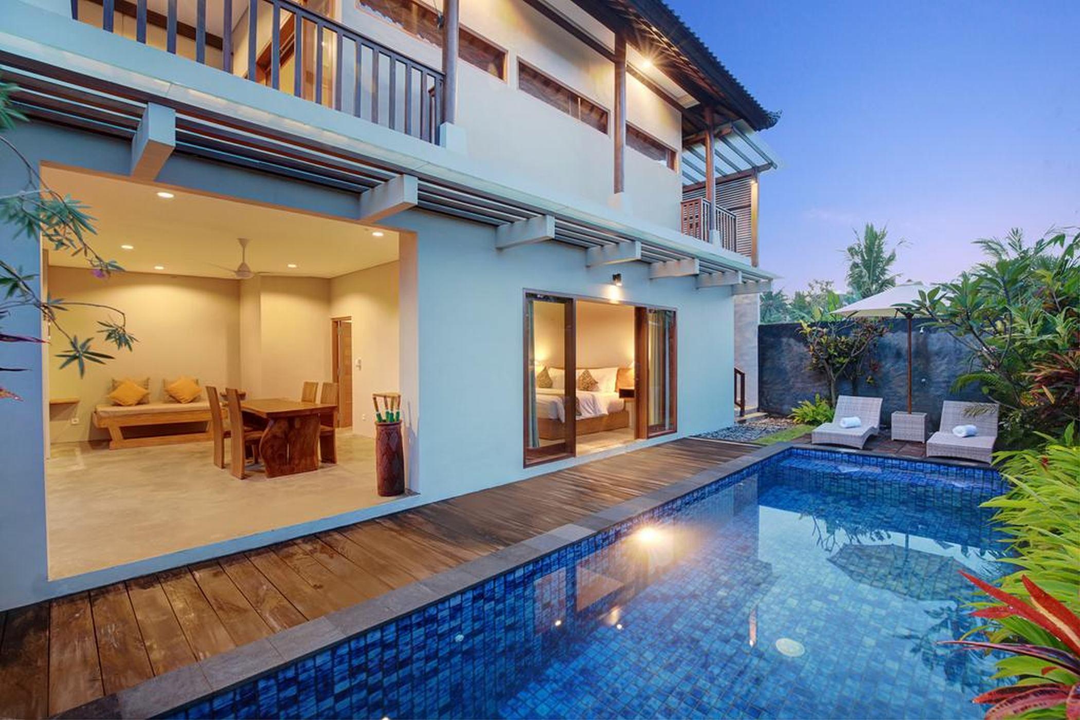 Sativa Villas Ubud With Private Pool Exterior photo