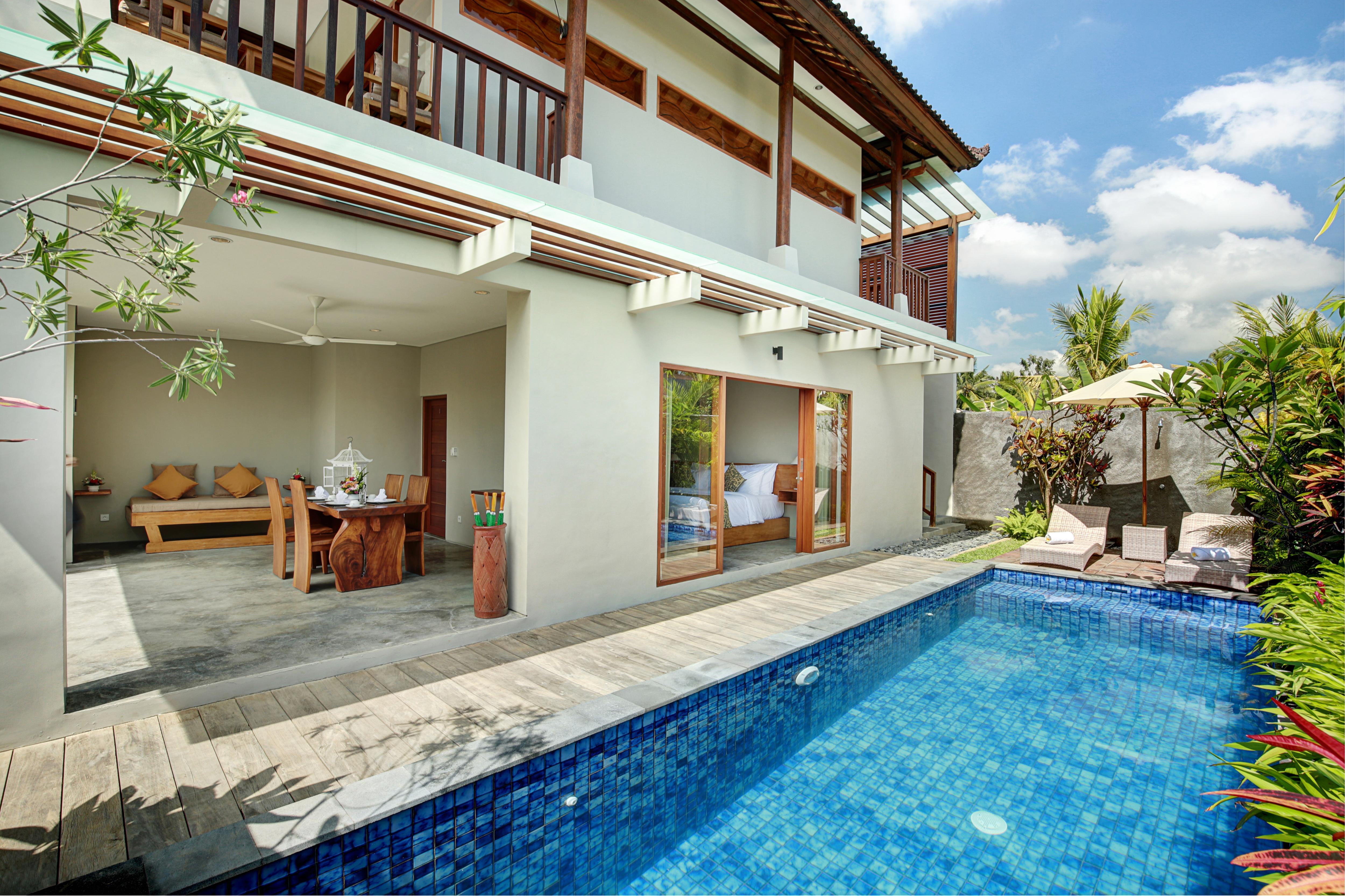 Sativa Villas Ubud With Private Pool Exterior photo